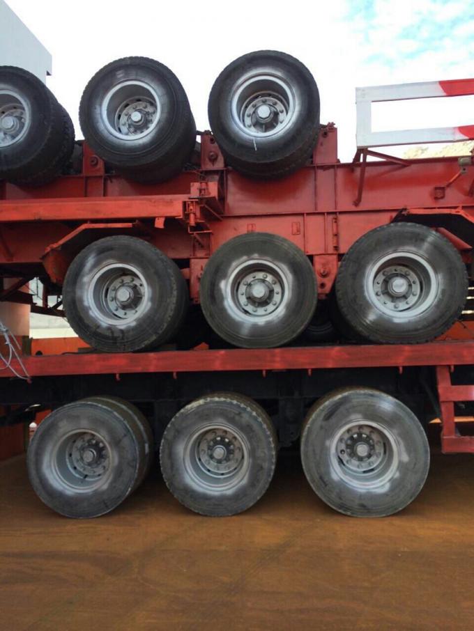 Rimorchi utilizzati resistenti del camion, rimorchi bassi del camion di seconda mano dei semi del letto di Lowboy
