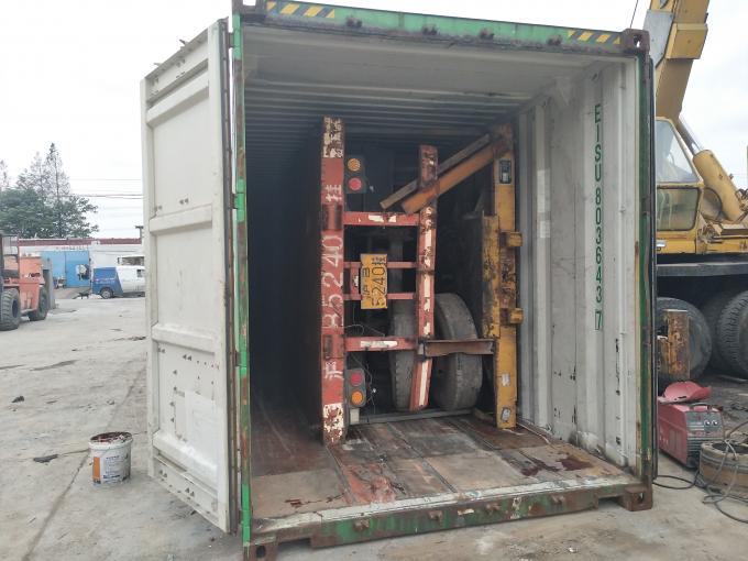 Rimorchi del camion utilizzati larga scala, rimorchio a base piatta di scheletro dei semi del trasporto in container