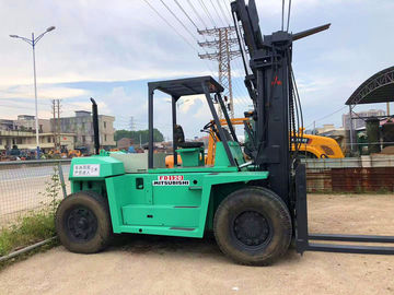 Mitsubishi colore verde usato 12 tonnellate del carrello elevatore industriale con il motore giapponese fornitore